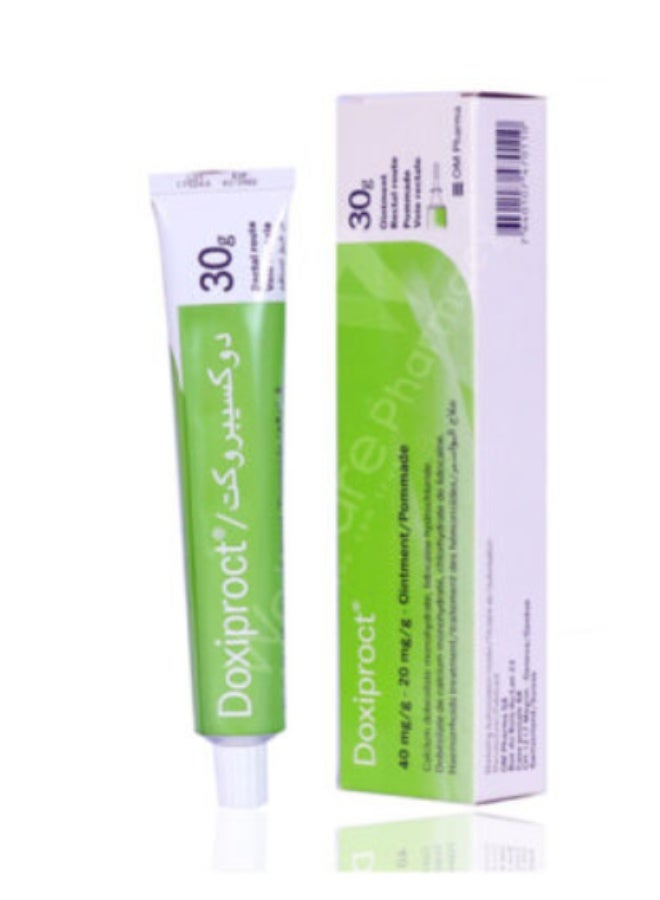 Doxiproct Ointment 30gmRelieves pain, swelling, and itching caused by hemorrhoids - Image 1